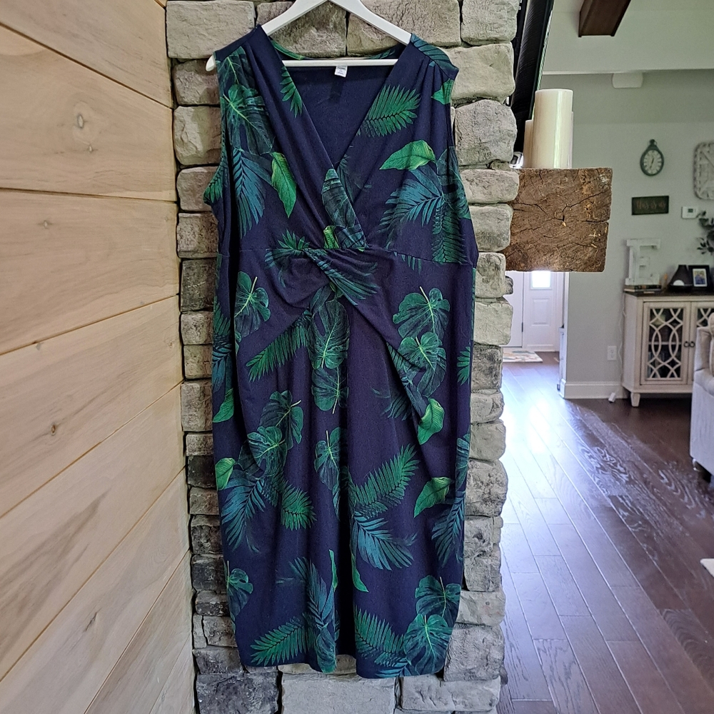 Old Navy Palm Floral dress sz 3X